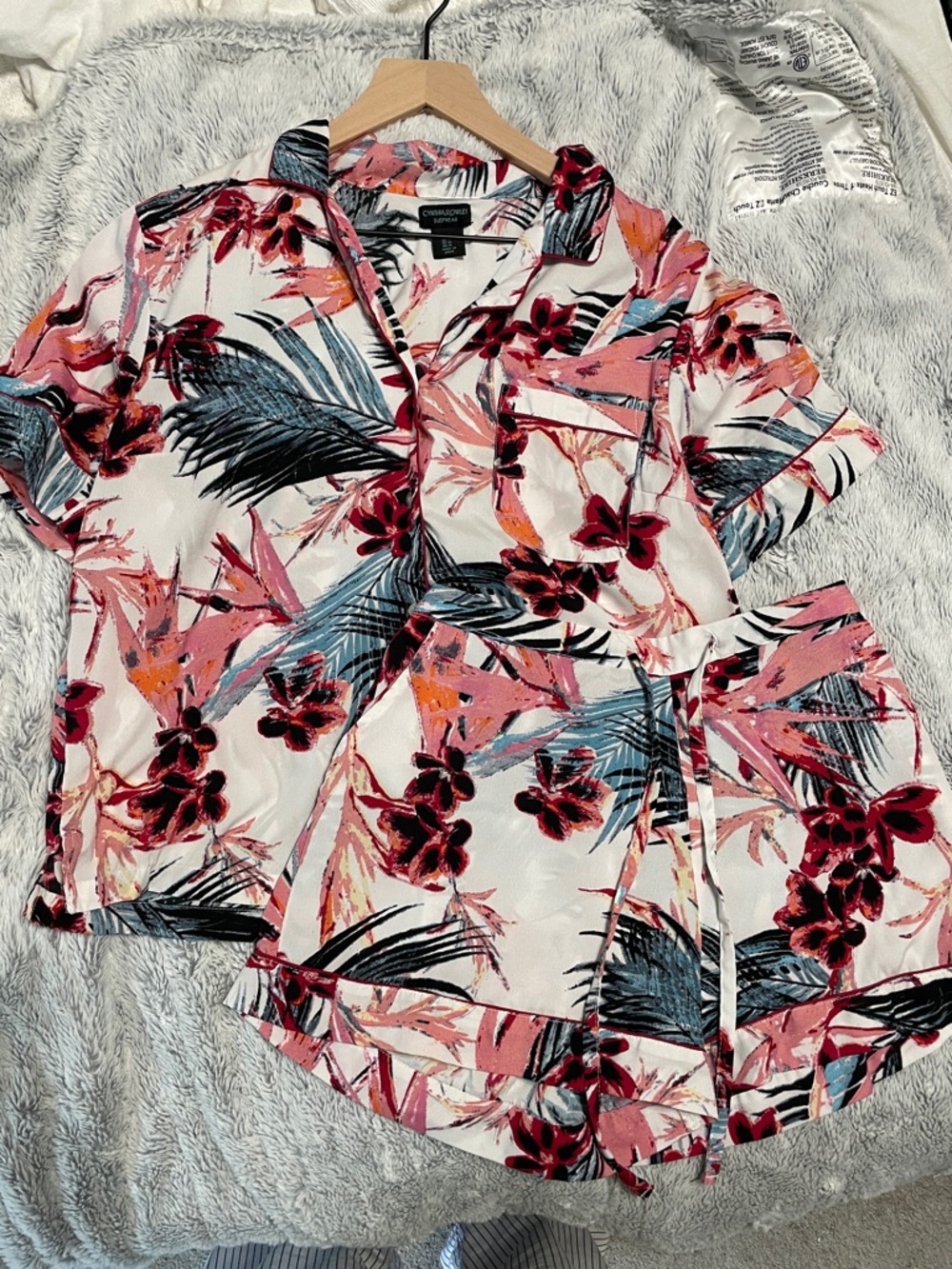 Cynthia Rowley Pink Floral PJ set
